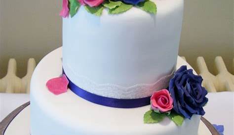 Pink And Blue Wedding Cake Designs Pastel Navy Decorated YouTube