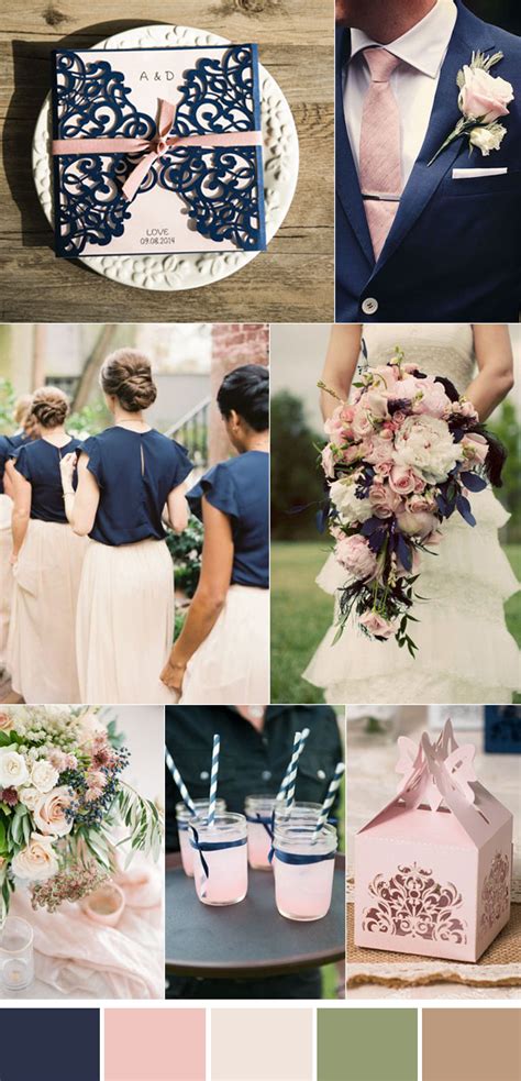 Fabulous Pink Wedding Color Combo Ideas for Different