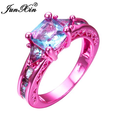 Blue Wedding Ring Set Wedding Rings Sets Ideas