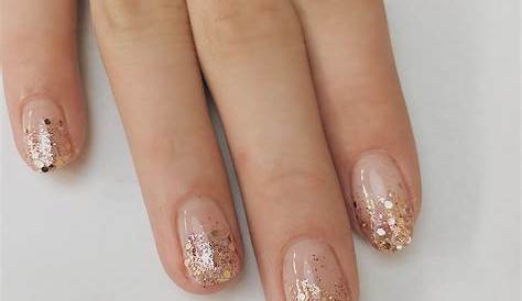 21 Chic Pink And Gold Nails Designs