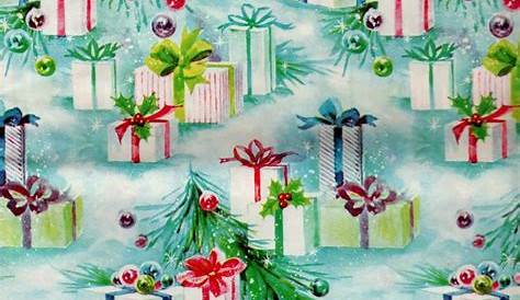 Christmas: | Vintage christmas wrapping paper, Christmas wrapping paper