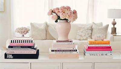Pink And Orange Coffee Table Books