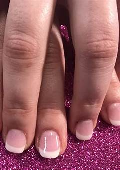 Pink And White Dip Powder On Natural Nails: A Trendy Manicure Choice
