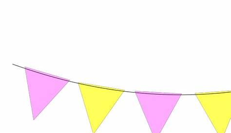 Red Purple Yellow Bunting Clip Art at Clker.com - vector clip art