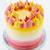 pink and yellow cake ideas