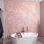 pink bathroom wallpaper