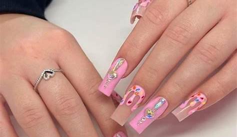 5 EASY Pink Birthday Nail Ideas! YouTube