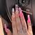 pink birthday nails