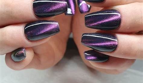 Pink Cat Eye Coffin Nails 60 Trendy And Stylish For 2020