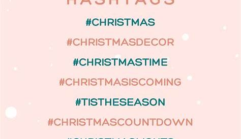 Pink Christmas Hashtags Inspiration And Ideas Tidbits