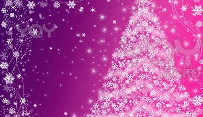 Pink Christmas Theme Wallpaper