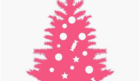 Pink Christmas Tree Clipart Transparent FREE For Download On