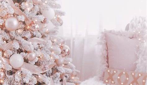 Pink Christmas Tree Decorations Pinterest Xmas For My Living Room White Decor