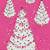 pink christmas tree iphone wallpaper