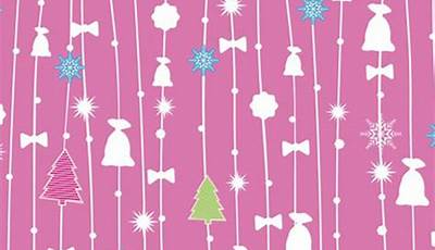 Pink Christmas Wallpaper Pattern