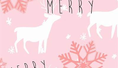 Pink Christmas Wallpaper Preppy
