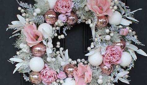 Pink Christmas Wreath Ideas