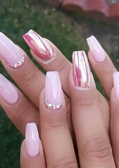Pink Chrome Acrylic Nails: The Latest Trend In Nail Art