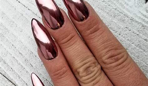 Pink Chrome Nails Press On Shiny Sheer Manicure Great For Adding Some
