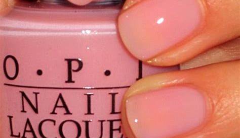 Pink Clear Nail Polish Opi OPI I’m Gown For Anything A Light