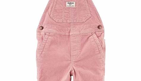 Pink Toddler Baby B'Gosh Pink Corduroy Overalls | carters.com