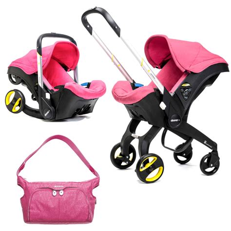 Blush Pink Doona Car Seat + Stroller Baby Couture