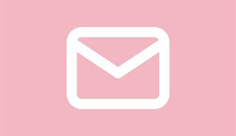 mail icon Pink iphone, Ios app icon design, App icon