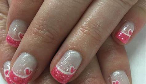 Pink French Nails Valentine's Day Tip The Perfect Way To Show Your