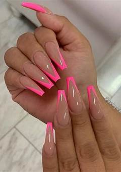 Pink French Tip Acrylic Nails: A Trendy And Chic Nail Style