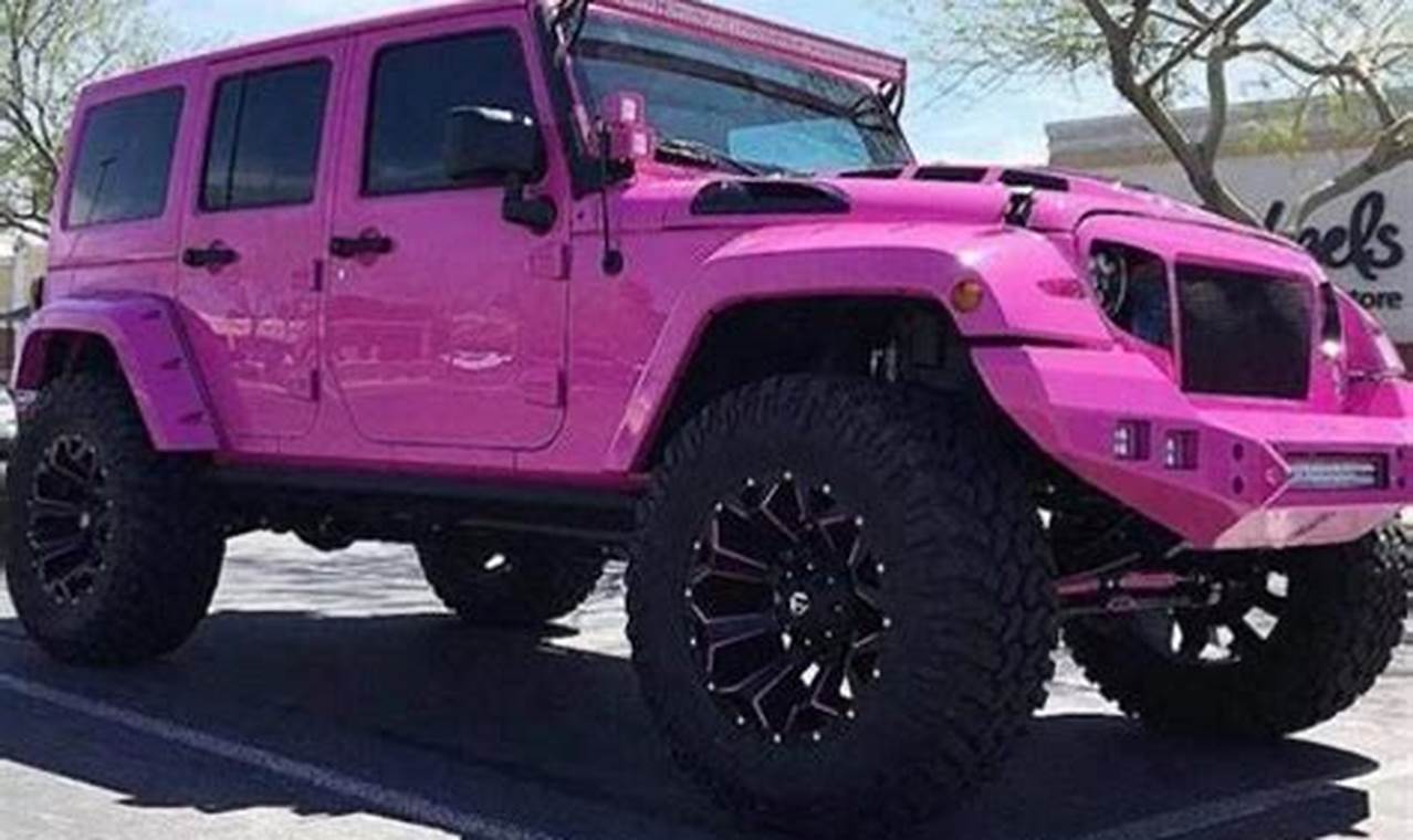 pink jeep for sale texas