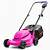 pink lawn mower