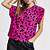 pink leopard print shirt
