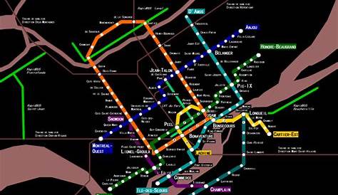 Pink Line Metro Map Montreal Projects , HD