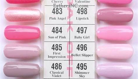Pink Nail Color Chart Focus Nudes For s The Beauty Look Book