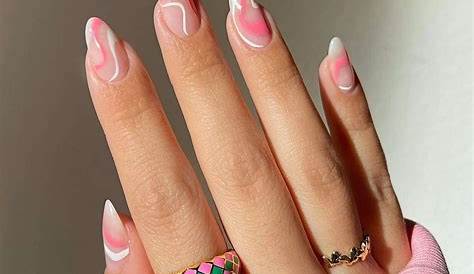 Pink Nail Ideas Swirl 50 Abstract s Art Designs Colors & Secretly