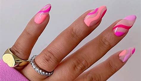 Make A Statement With Summer Nails 2022 Hot Pink Cobphotos