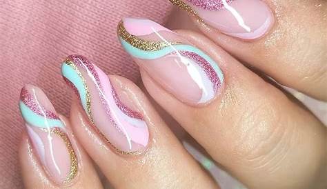 Pink Nail Swirl Design 11 Ideas To Spin Into Summer