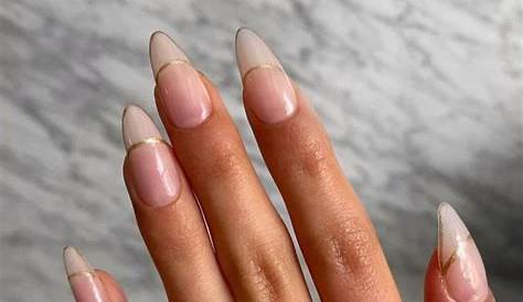 Cool Light Pink French Tip Almond Nails Ideas fsabd42