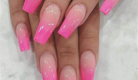 58 Awesome Pink Ombre Coffin Nails Designs On Instagram Coffin nails
