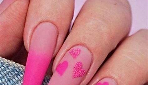 Pink Ombre Valentines Nails ♥️ Happy Day To All ♥️ For Today