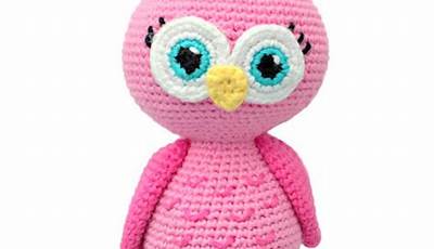 Pink Owl Amigurumi Valentine Crochet Pattern