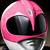 pink power ranger costume with helmet