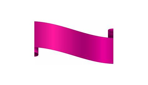Pink Banner Clip Art Vector Free - Clip Art Banner Ribbon - Free