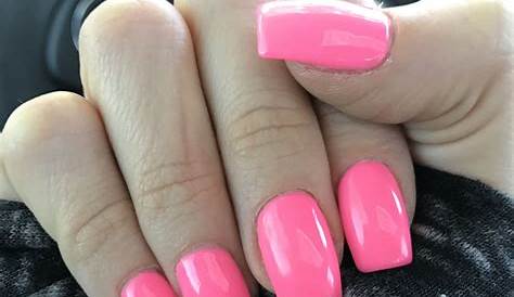 Short Neon Hot Pink Stiletto Press on Nails Full Set of 24 Etsy