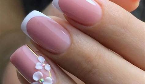Pink Short Nails Pretty 35 Most Beautiful Flower Nail Designs For Summer