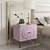 pink side table