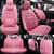 pink sports car seat cover