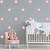 pink star wall stickers