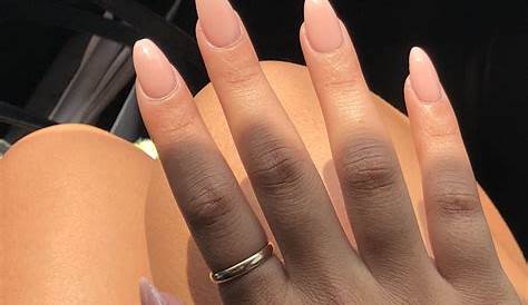Love these light pink almond acrylic nails Acrylic Nail Shapes, Acrylic