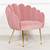 pink velvet chair
